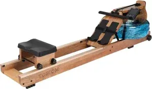 Topiom Rudergerät in der Farbvariante Light Brown aus hellem Holzfurnier