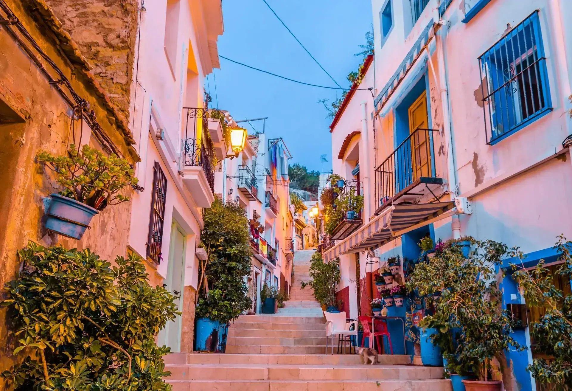 Treppenhaus in Alicante