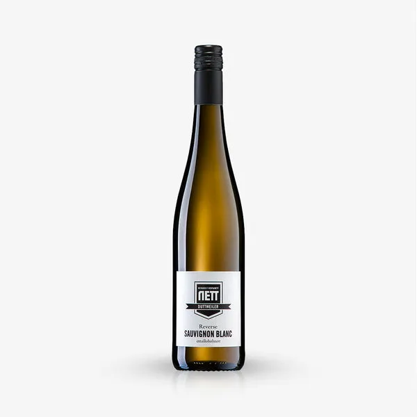 Trockener alkoholfreier Sauvignon Blanc von Christian Nett aus der Pfalz