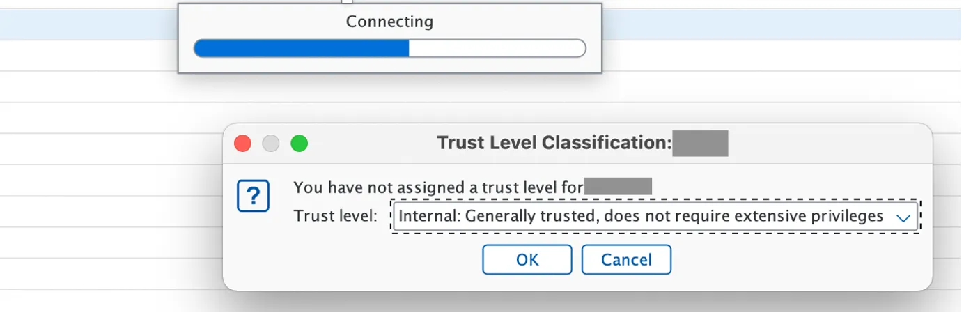 Trust Level Screenshot