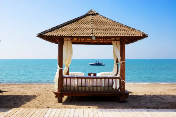 Türkei Antalya Strand Häuschen