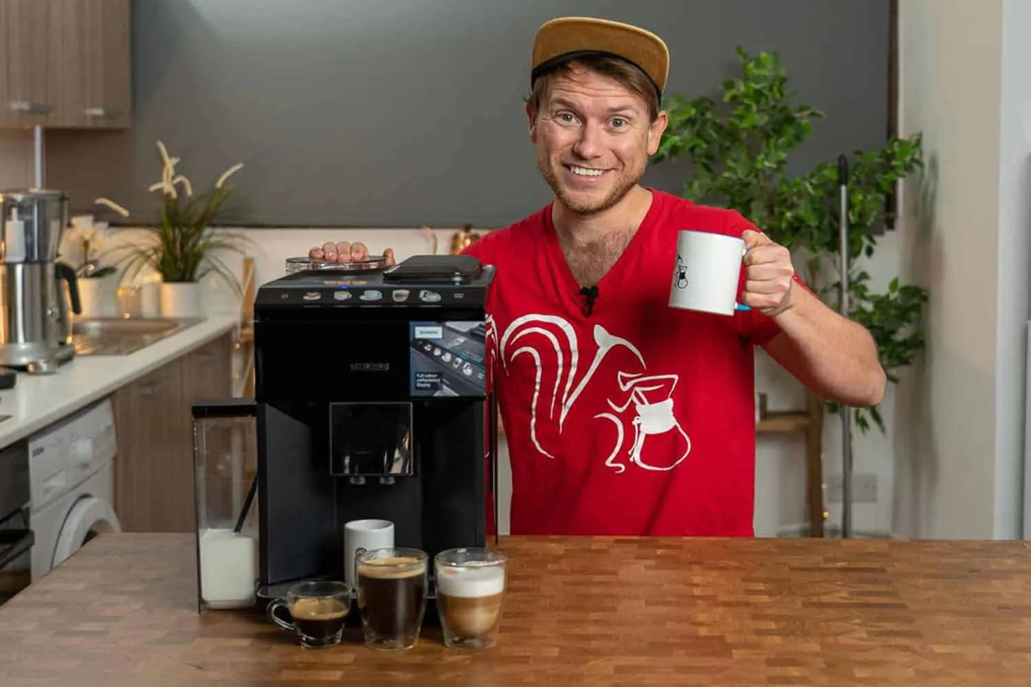 Übersicht Siemens EQ.500 integral Kaffeevollautomat