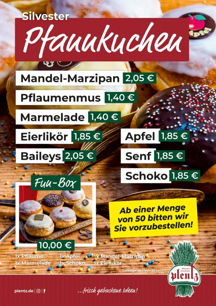 Unsere Pfannkuchen zu Silvester