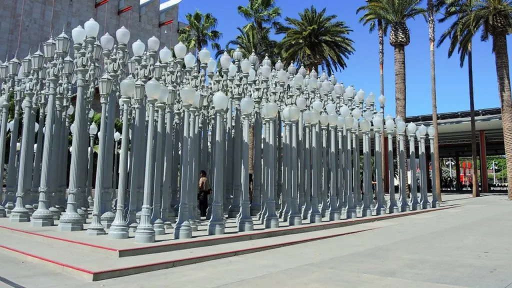 Urban Light Installation beim LACMA