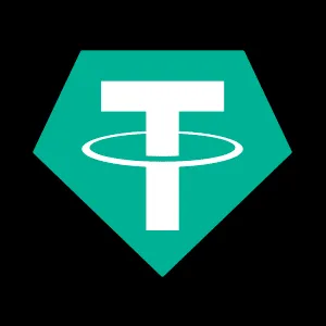 USDT Logo für Zahlung mit Tether
