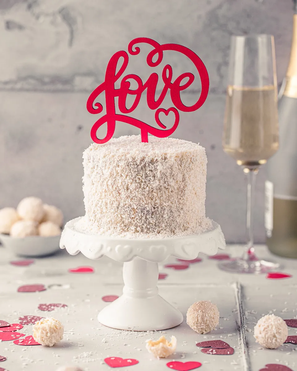 Valentinstags Kokostoertchen raffaello torte einfaches rezept heike herden