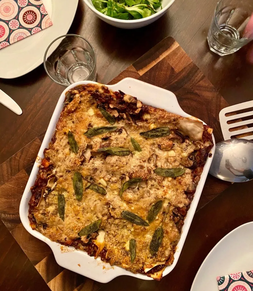 Vegane Lasagne Jamie Oliver German Abendbrot.