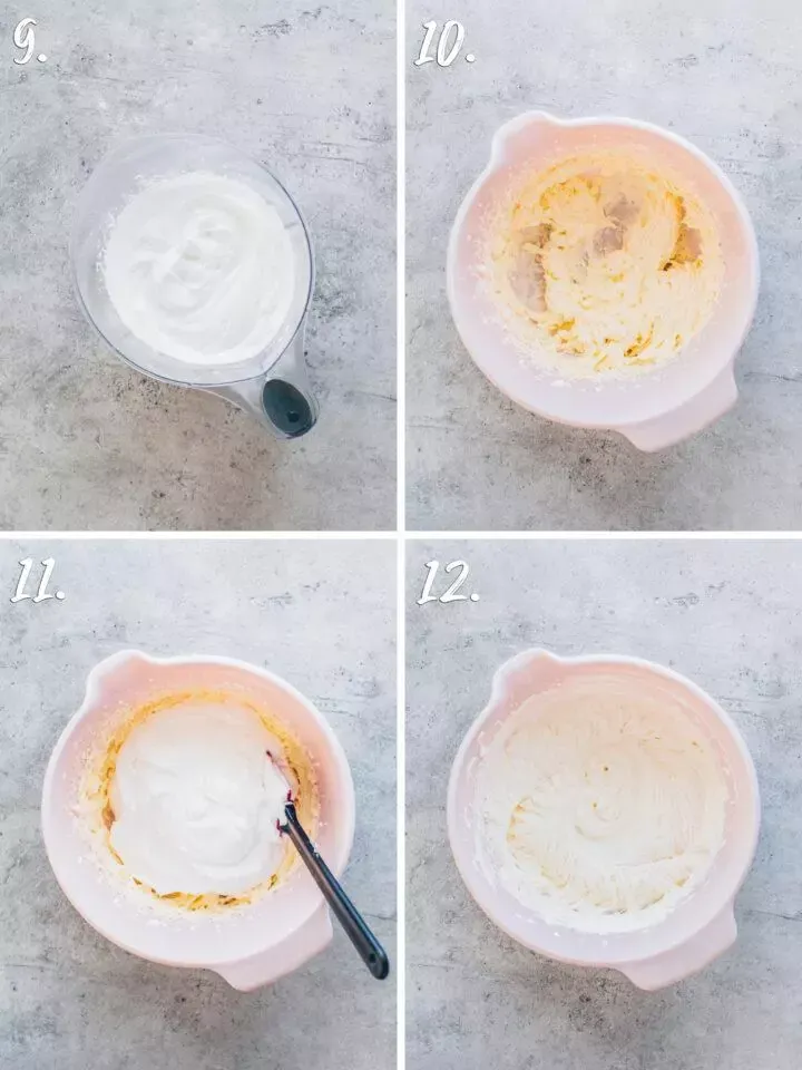 Vegane Schlagcreme und Frischkäse für die luftige Sahne-Creme der Himbeer-Sahnetorte.