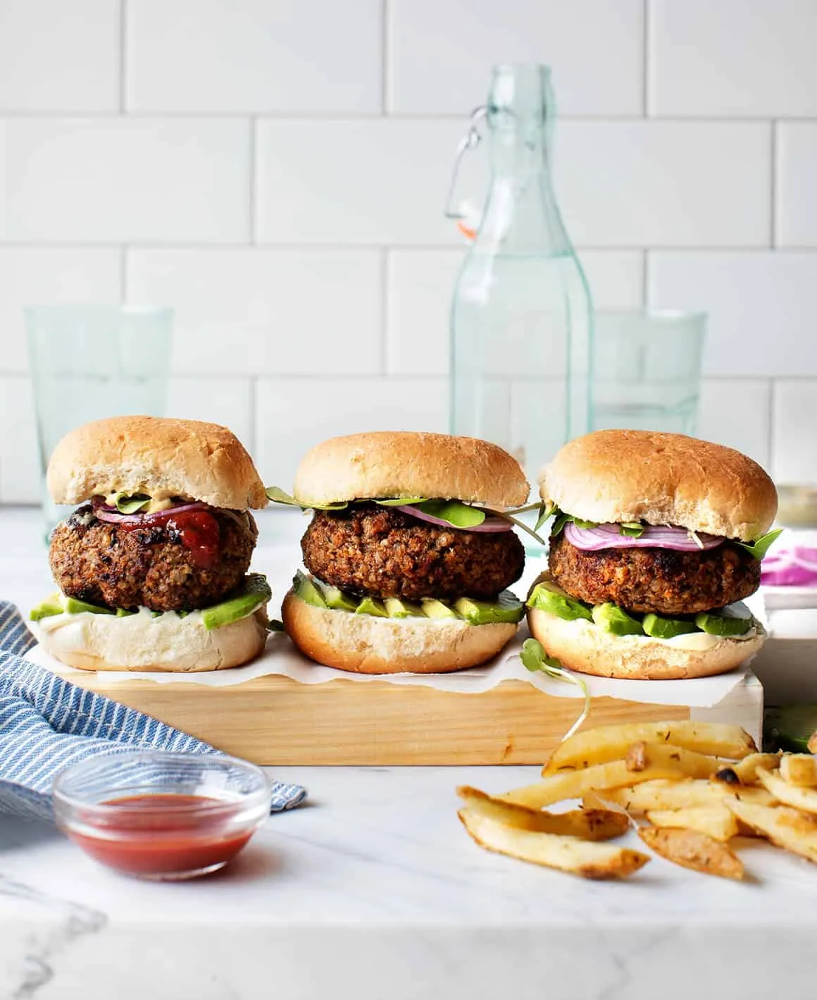 Vegane Veggie Burger