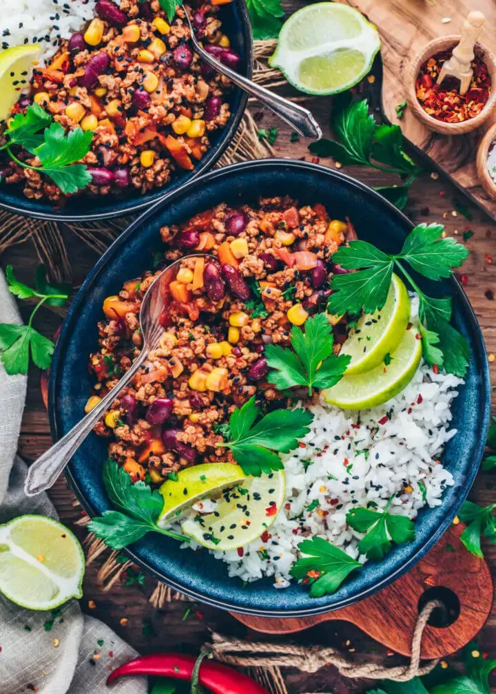 Veganes Chili sin Carne Rezept