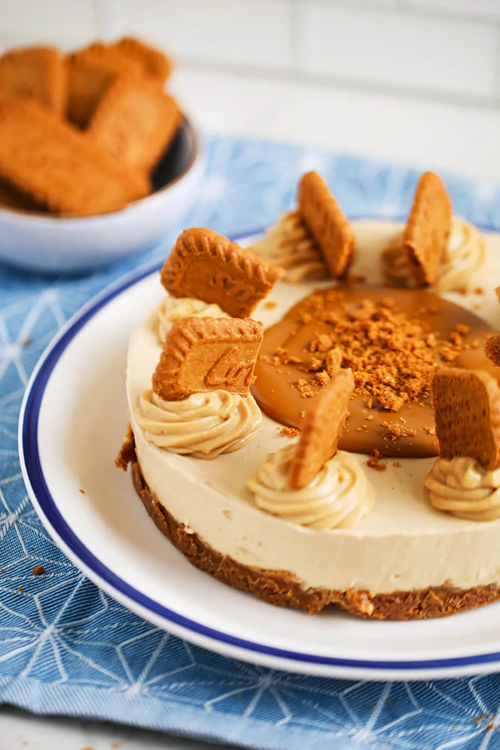 Verführerischer Lotus-Biscoff-Cheesecake ohne Backen für besondere Anlässe