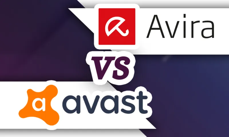 Vergleich der Benutzeroberflächen von Avira und Avast