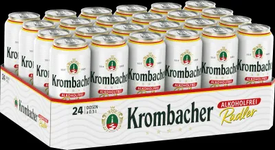 Verpackung Krombacher Radler Alkoholfrei