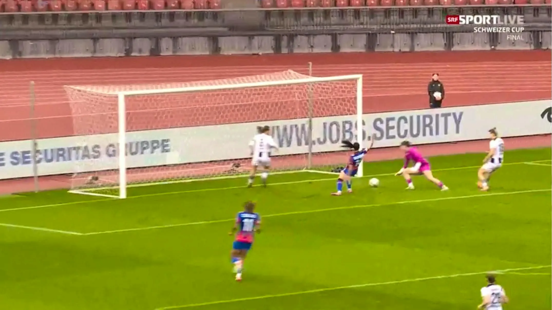 Verpasste Grosschance durch Qendresa Krasniqi gegen FCZ im Cupfinale