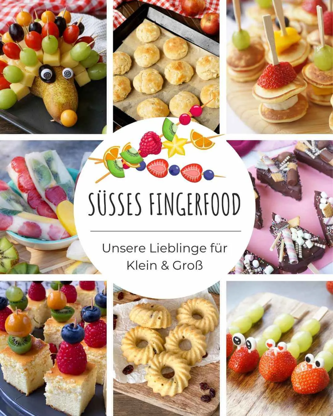 Vielfältige süße Fingerfood Ideen für Desserts und Kaffeetafeln