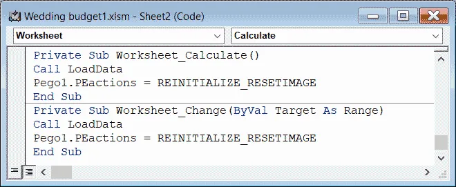 Visual Basic Gigasoft charting inside Excel example code.