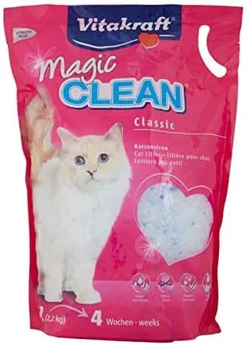Vitakraft Magic Clean Silikat-Katzenstreu in der Packung