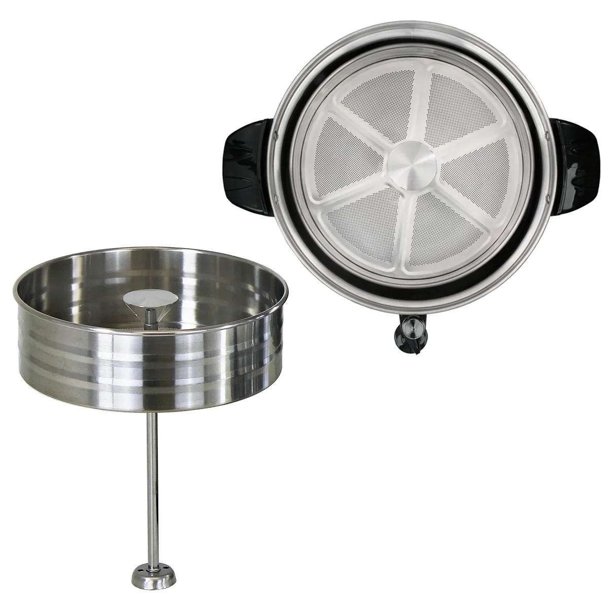 Vorderansicht der Beeketal BGK6 Filterkaffeemaschine mit Füllstandsanzeige