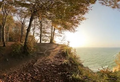 wanderweg an der Ostseeküste
