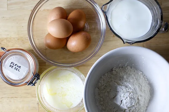 Was du für das Crep Rezept brauchst