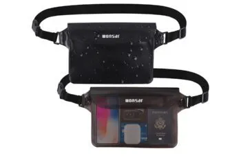 Wasserdichte Bauchtasche als sicheres Reisegeschenk für Wertsachen am Wasser