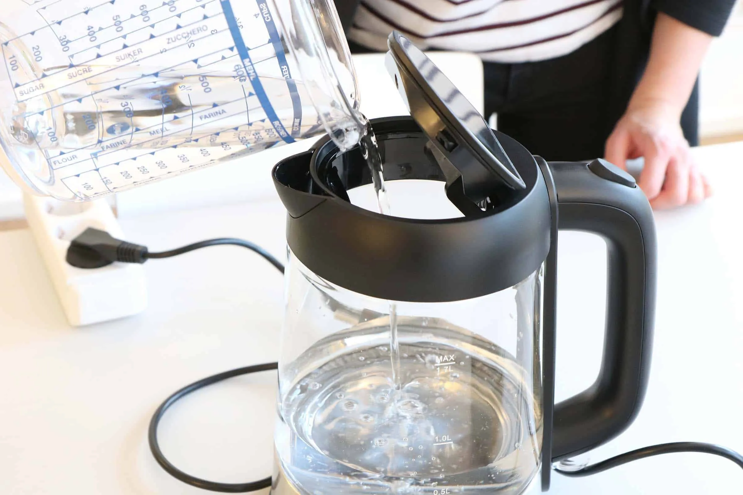 Wasserkocher Test: Kontrolle der Wassertemperatur