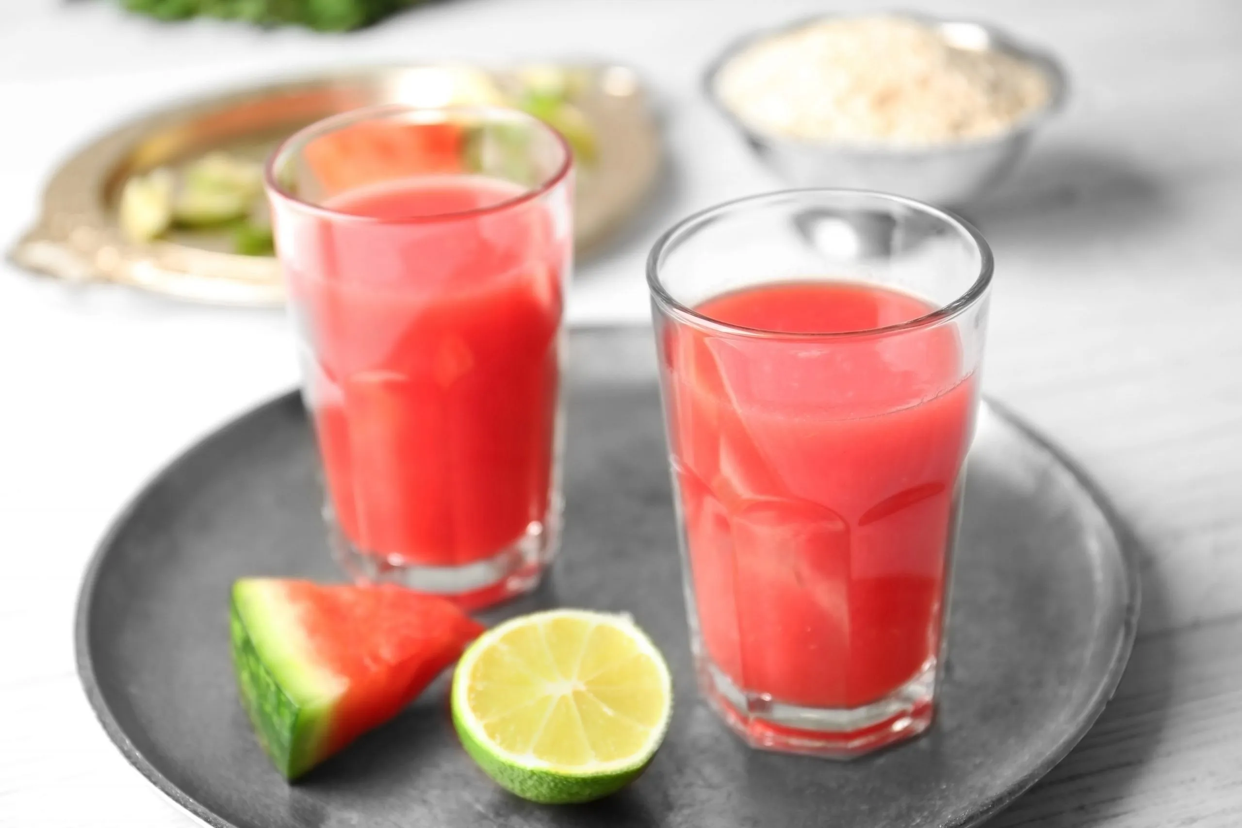 Wassermelone &amp; Limette Mocktail