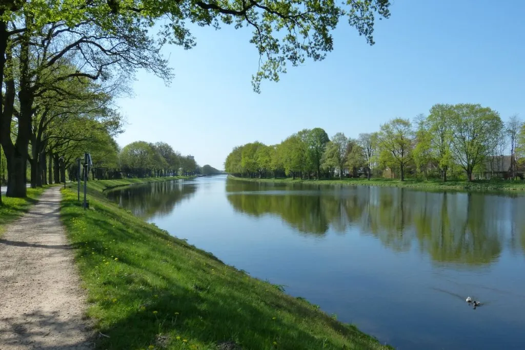Weserradweg in Noddeutschland ist ein schönes Reiseziel