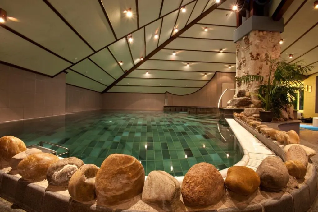 Whirlpool in einem Zimmer des Ringhotel Köhlers Forsthaus