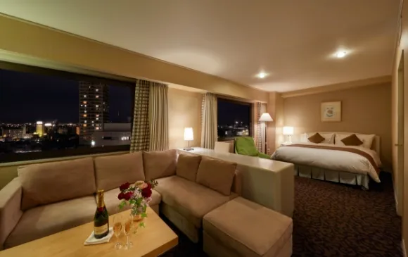 Wohnbereich der Junior Suite im Hotel Agora Osaka Moriguchi