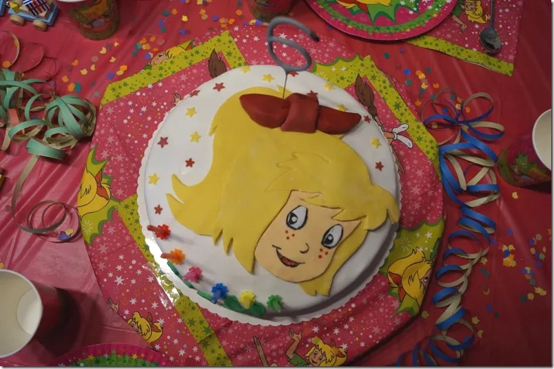 Wunderschöne Bibi Blocksberg Motivtorte für die Geburtstagsparty