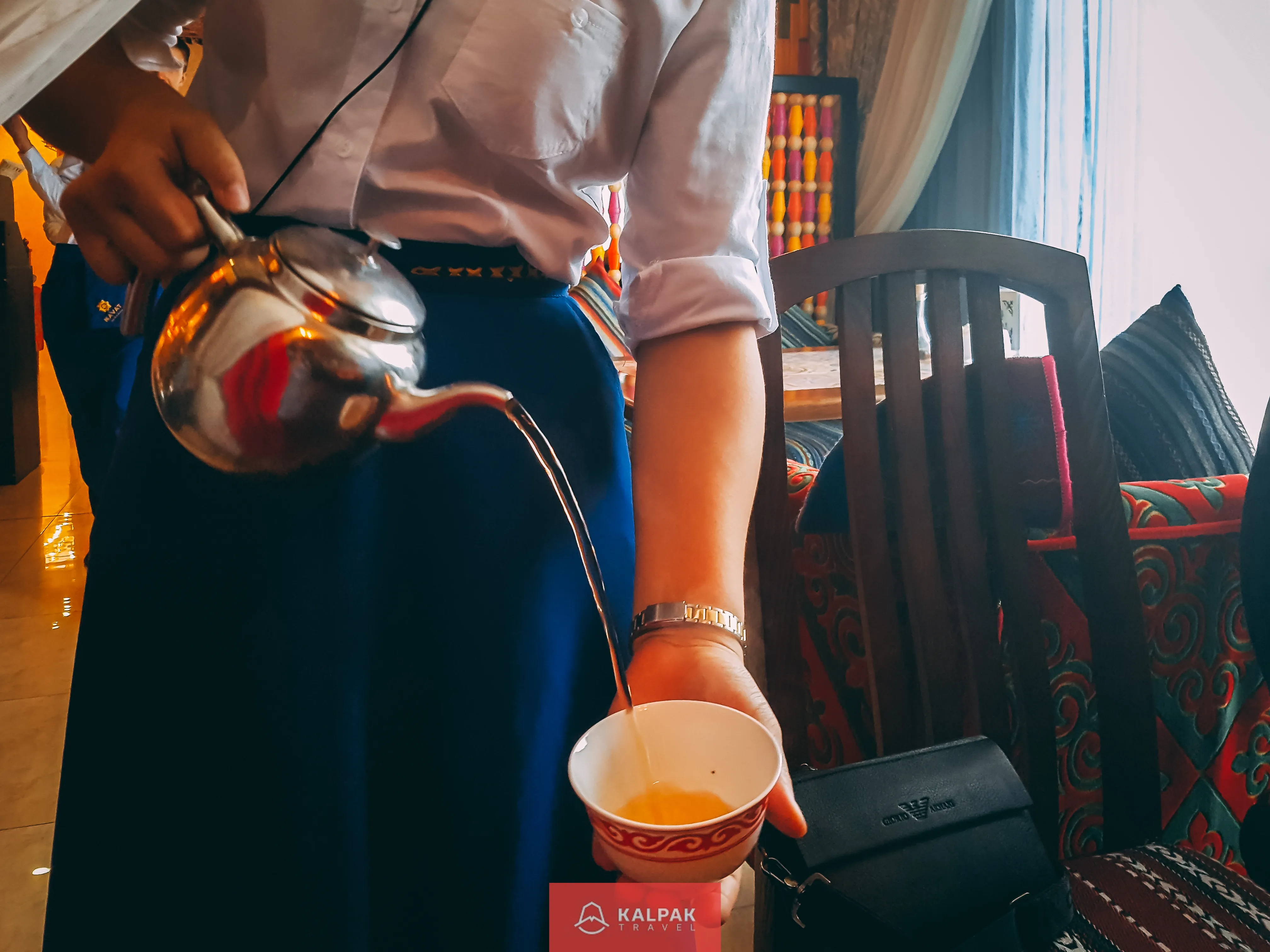 Zentralasiatische Tee-Tradition, ein wichtiger Bestandteil der Kultur
