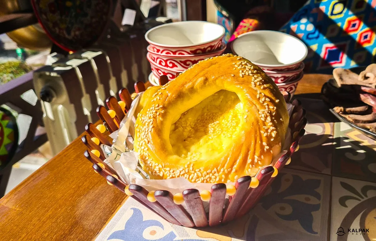 Zentralasiatisches Fladenbrot Lepeschka