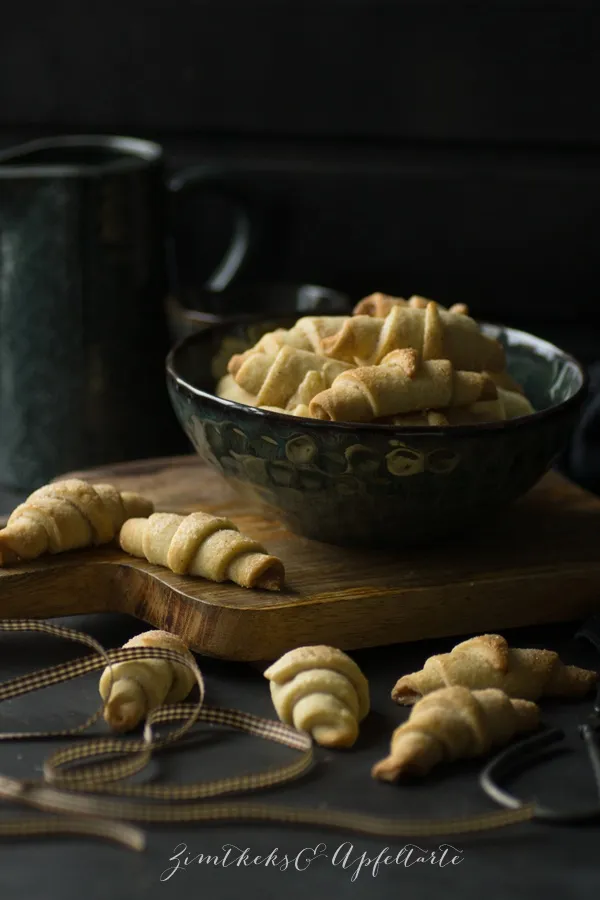 Zimthörnchen, schnelle und leckere Weihnachtsplätzchen