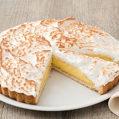 Zitronentorte mit Baiserhaube