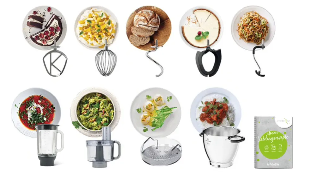 Zubehör für Kenwood Küchenmaschinen