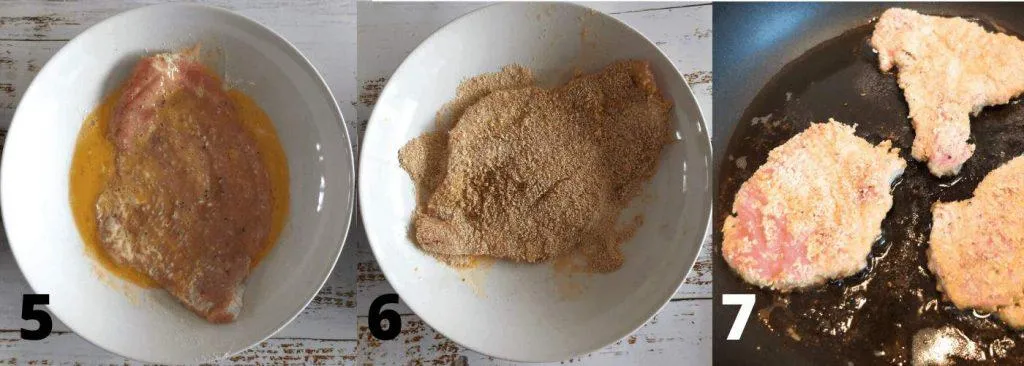 Zubereitung von Putenschnitzel