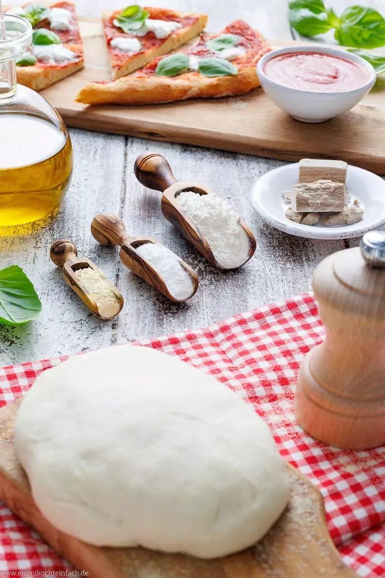 Zutaten für den Pinsa-Teig
