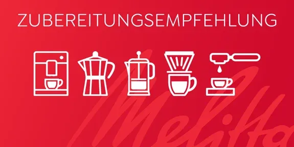 Zweite Tasse Kaffee aus der Zubereitungsserie