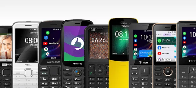 Aktuelle Feature Phones, die KaiOS nutzen, zeigen das Erbe von Firefox OS.