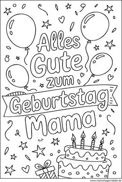 Alles gute zum Geburtstag Mama