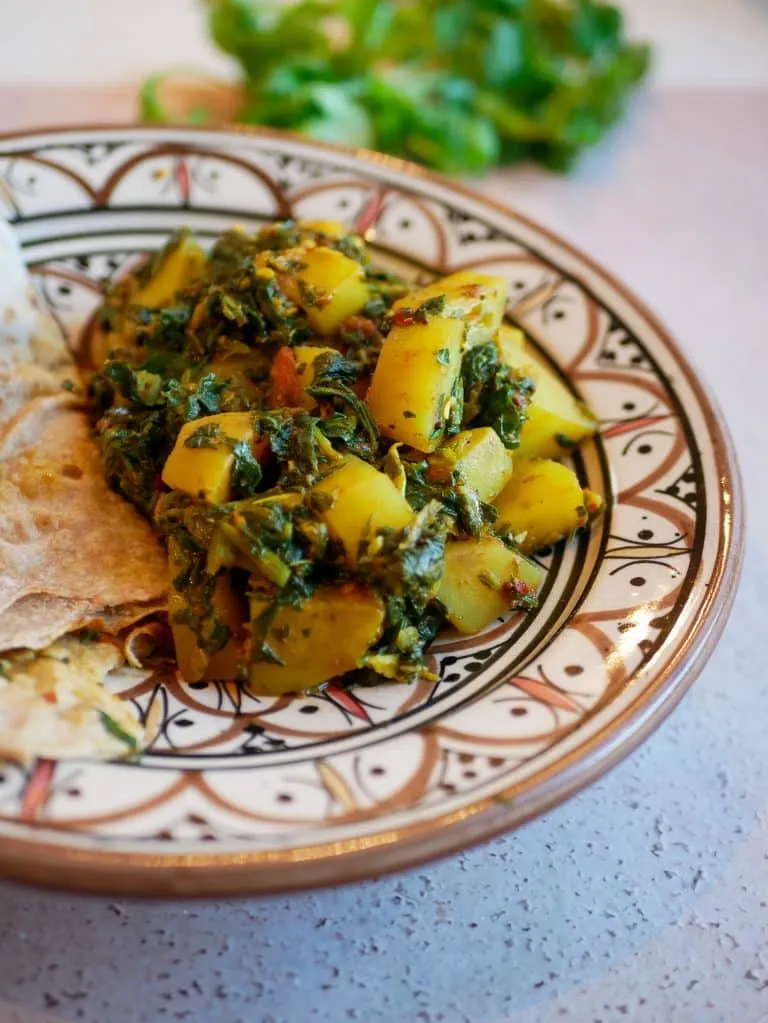 Aloo Palak Rezept