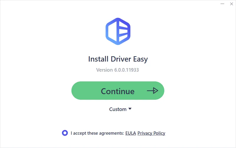 Alte Schnittstelle der Driver Easy Version 6.0.0.11933 vor der Design-Aktualisierung