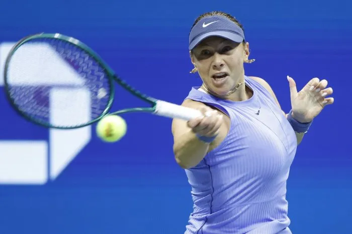 Amanda Anisimova im Halbfinale der US Open 2025 gegen Naomi Osaka