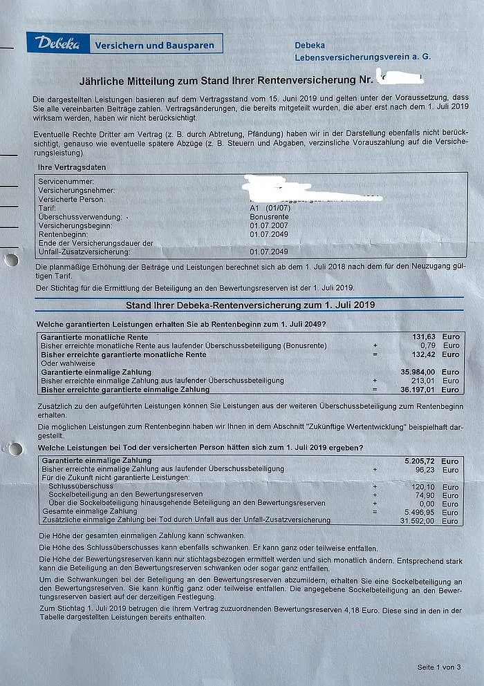 Analyse der Debeka Lebensversicherung im Test