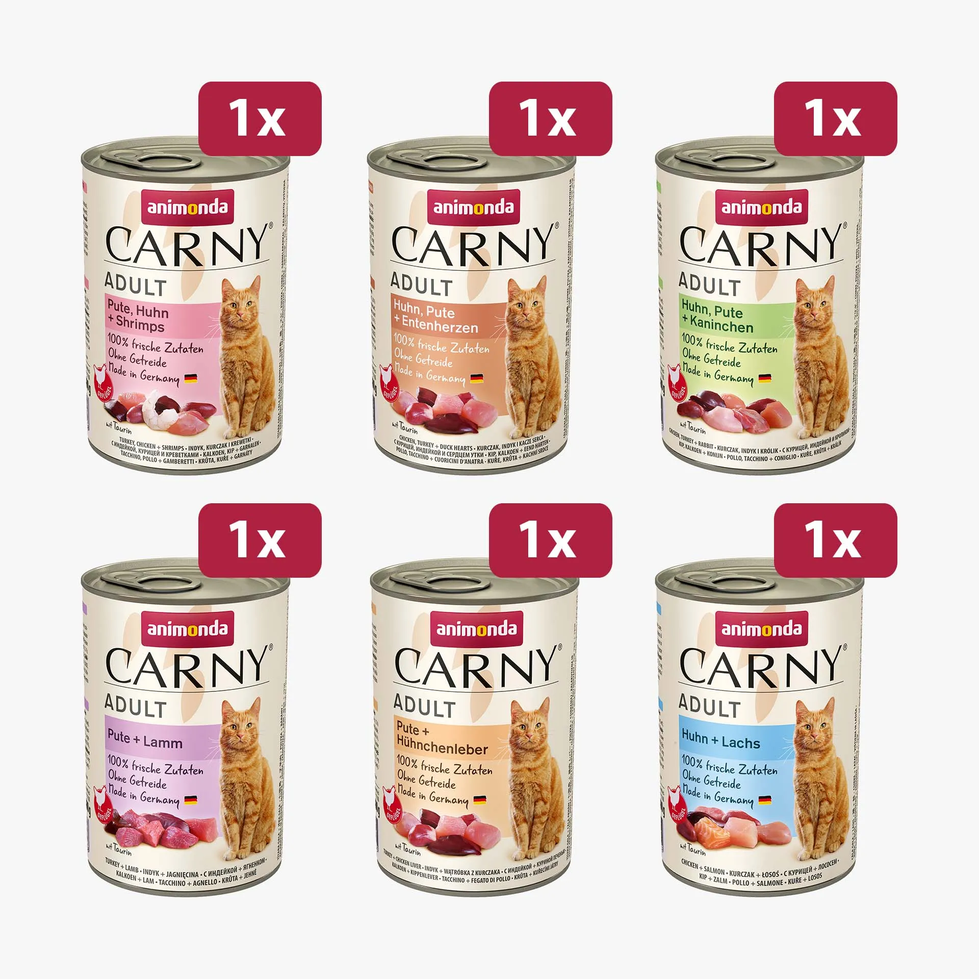 Animonda Carny Adult Geflügel Variation Nassfutter für Katzen