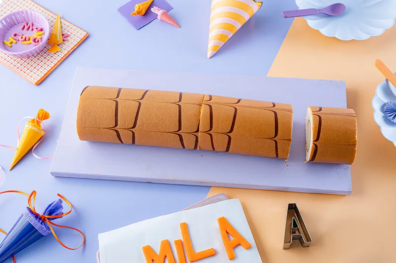 Anpassen der Sahnerollen.