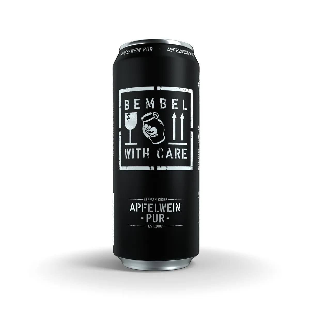 Apfelwein Pur in der 0,5L Dose – 100% Apfelgeschmack und naturrein von BEMBEL-WITH-CARE