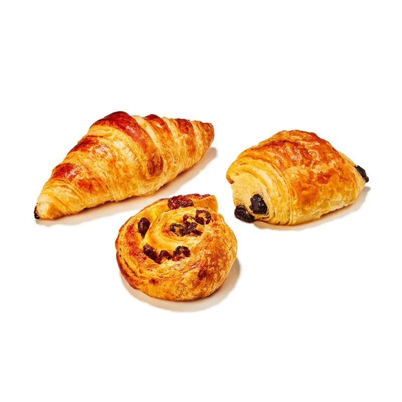 Auswahl an TK Mini Feingebäck mit verschiedenen Füllungen für ein vielseitiges Frühstück