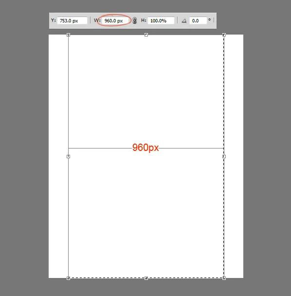 Auswahl auf 960 Pixel Breite reduziert